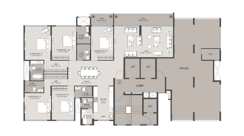 MICL-Jade-Park-Typical-Refuge-Plan-8-th-Floor