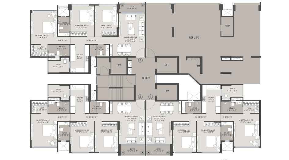 MICL-Jade-Park-Typical-refuge-Floor-Plan-8-th-Floor
